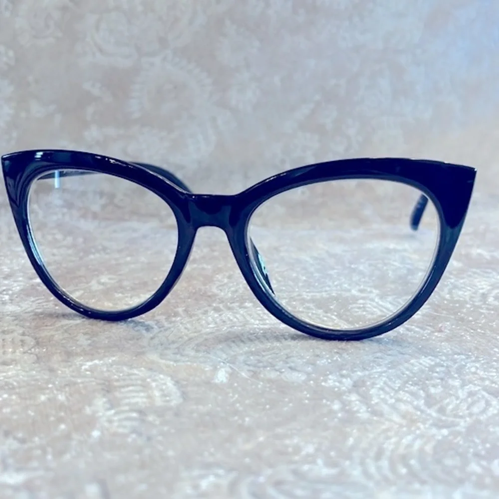 Brand New Betsey Johnson Set of 3 Blue Light Blocking Computer Glasses Cat Eye
